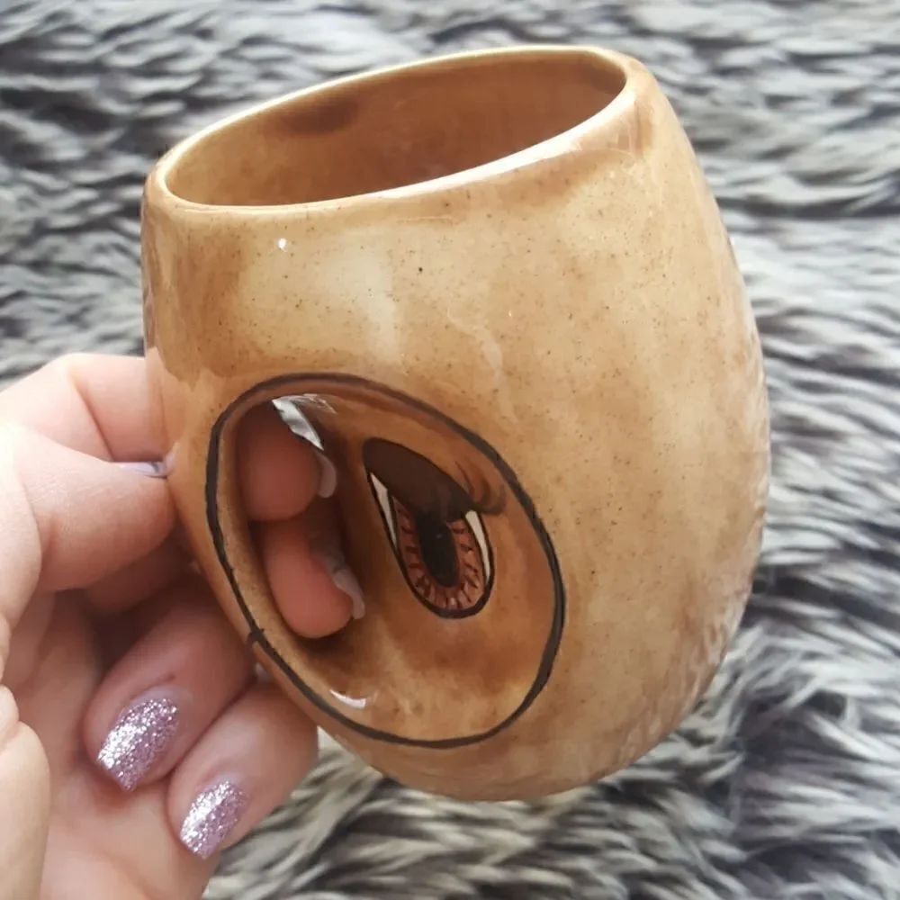 Hand-painted Ceramic Owl Mugs   - Picture 5 of 6